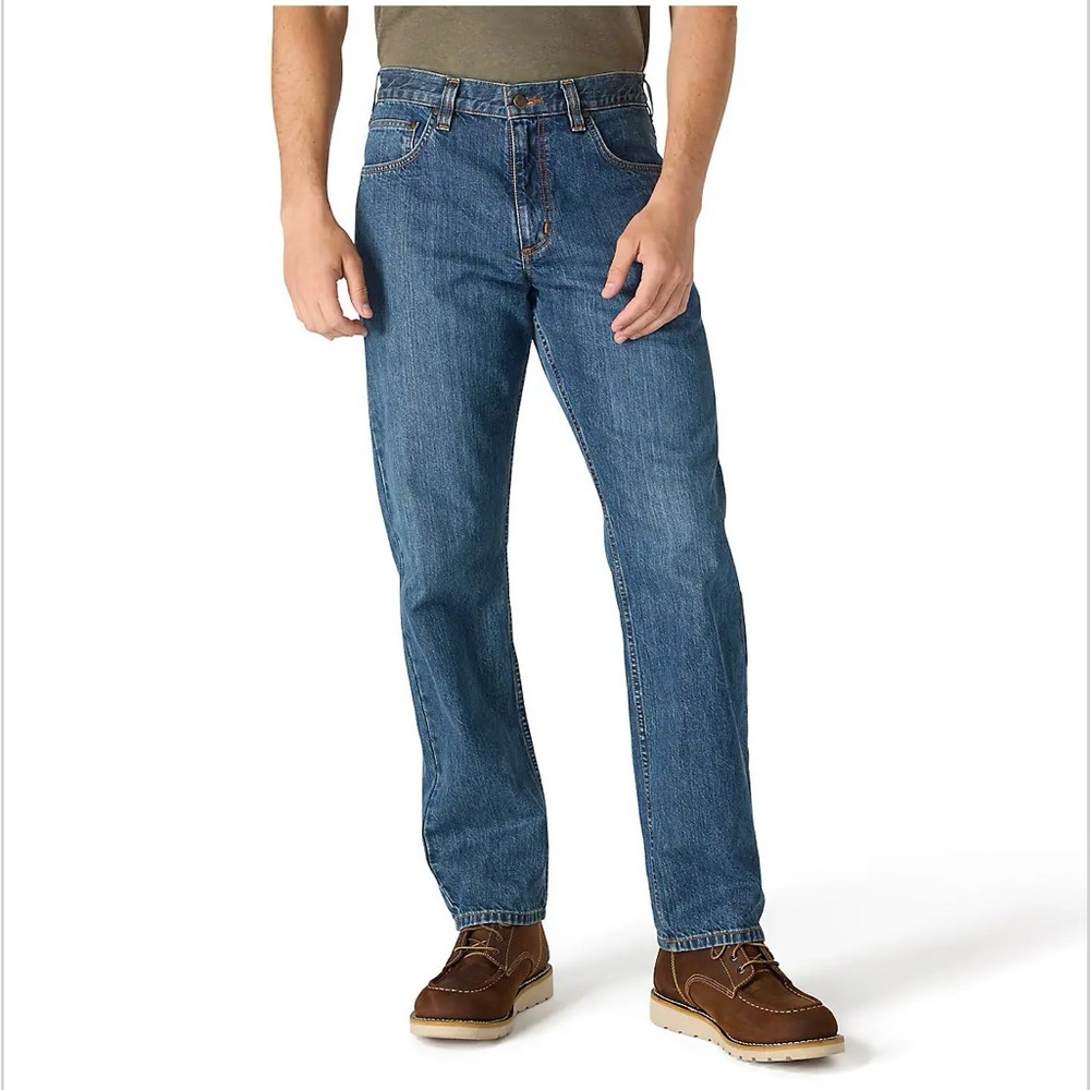 Carhartt Relaxed Fit 5 Pocket Denim Work Jeans Men’s 38x32 BD5119-M NWT